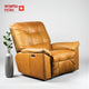 Smarto Relax TV Koltuğu Viyana Elektrikli Kontrol Panelli Ergonomik Kahverengi Deri Dekoratif Baba Koltuğu