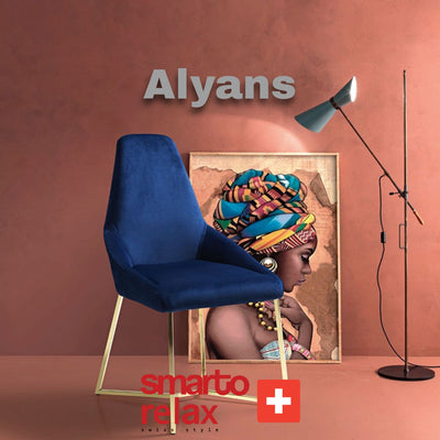 “Alyans Chair yan görünüm – ergonomik yapı و dekoratif çizgilerle şık yaşam alanı uyumu”