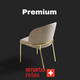 Smarto Relax Premium 2’li Sandalye Seti — Metal Ayaklı, Krem Kumaş