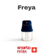 Smarto Relax Freya 2’li Sandalye Seti — Metal Ayaklı, Mavi Kumaş