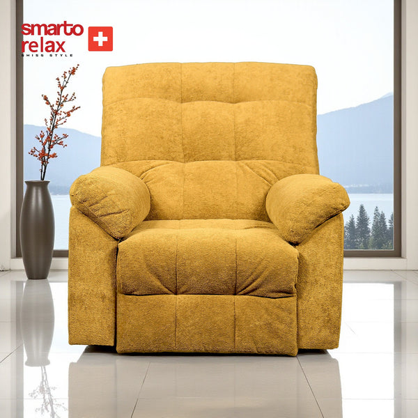 Smarto Relax TV Koltuğu Paris Sabit Ergonomik Kadife/Şönil Kahverengi Dekoratif Baba Koltuğu – Default Title