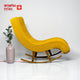 Smarto Relax Dinlenme Koltuğu Paris 2 Sallanan Ergonomik teddy/Şönil Sarı