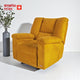 Smarto Relax TV Koltuğu PORTO Comfort Elektrikli Sırt Dayanağı Kontrol Panelli Ergonomik Bukle Polyester Sarı Dekoratif Baba Koltuğu