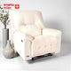 Smarto Relax TV Koltuğu Porto Elektrikli Sırt Dayanağı Kontrol Panelli Ergonomik Beyaz Dekoratif Baba Koltuğu