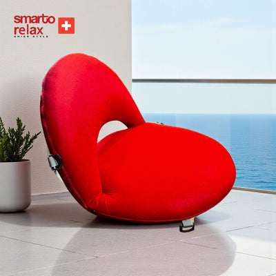 SMARTO-KATLANABİLİR ŞEZLONG KIRMIZI