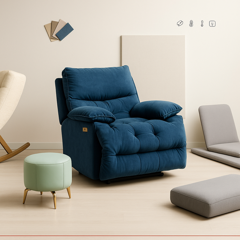 : Kişiye özel TV koltuğu — kumaş, renk ve fonksiyon seçenekleri | Smarto Relax