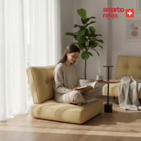 Smarto Relax Sırtlıklı Yer Minderi 80×40 cm | Kapitoneli Zemin Oturma Minderi