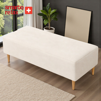 Smarto Relax Babyface Ayaklı Puf (100 × 40 × 45 cm) – Düz Tasarım