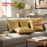 Smarto Relax 4'Lü Antibakteriyel Desenli Dekoratif Dolgulu  Kırlent 45x45 cm