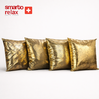 Smarto Relax 4'Lü Antibakteriyel Desenli Dekoratif Dolgulu  Kırlent 45x45 cm