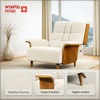 Smarto Relax TV Armchair Genova Manual Ergonomic Swivel Mechanism