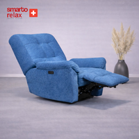 Smarto Relax TV Koltuğu PORTO Comfort Döner Elektrikli Sırt Dayanağı Kontrol Panelli Ergonomik 8 farkli renk seçenek Dekoratif Baba Koltuğu