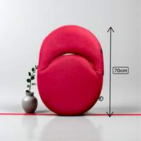 Smarto Relax Katlanabilir Minder— Taşınabilir, Dayanıklı, Dış Mekân Kullanım, Bordo,