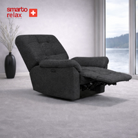 Smarto Relax TV Koltuğu PORTO Comfort Döner Elektrikli Sırt Dayanağı Kontrol Panelli Ergonomik 8 farkli renk seçenek Dekoratif Baba Koltuğu