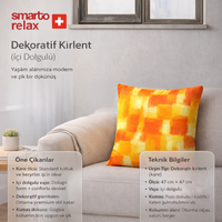 Smarto Relax İçi Dolgulu Kırlent  45x45 cm Kare – Salon & Berjer Kırlenti