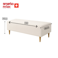 Smarto Relax Babyface Ayaklı Puf (100 × 40 × 45 cm) – Düz Tasarım