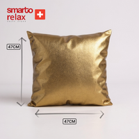 Smarto Relax Antibakteriyel Desenli Dekoratif Dolgulu  Kırlent 45x45 cm