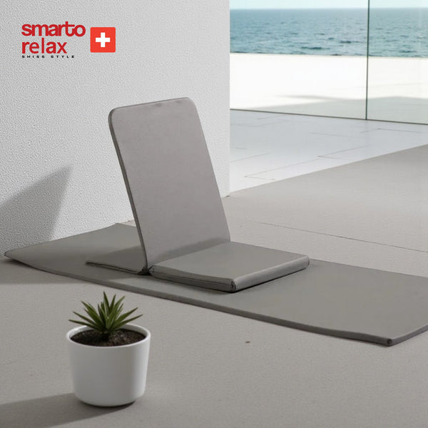 Smarto Relax Katlanabilir Su Geçirmez Şezlong Minderi — Dış Mekân, Marine Gri – Default Title