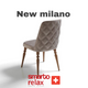 Smarto Relax Milano New 2’li Sandalye Seti — Ahşap Ayaklı, Krem Kumaş