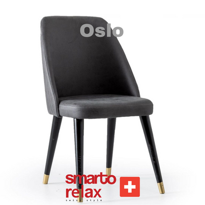 “Smarto Oslo 2’li sandalye – modern tasarım ve soft suede kumaş ile %20 indirimli şık oturma konforu”
