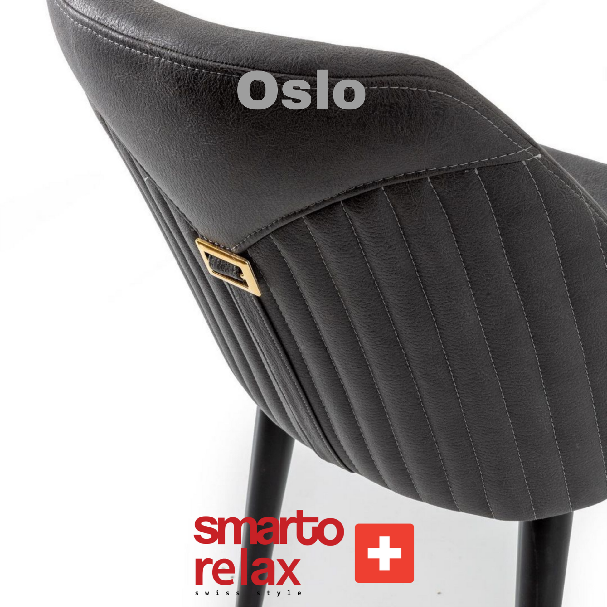 “Smarto Oslo 2’li sandalye – modern tasarım ve soft suede kumaş ile %20 indirimli şık oturma konforu”2