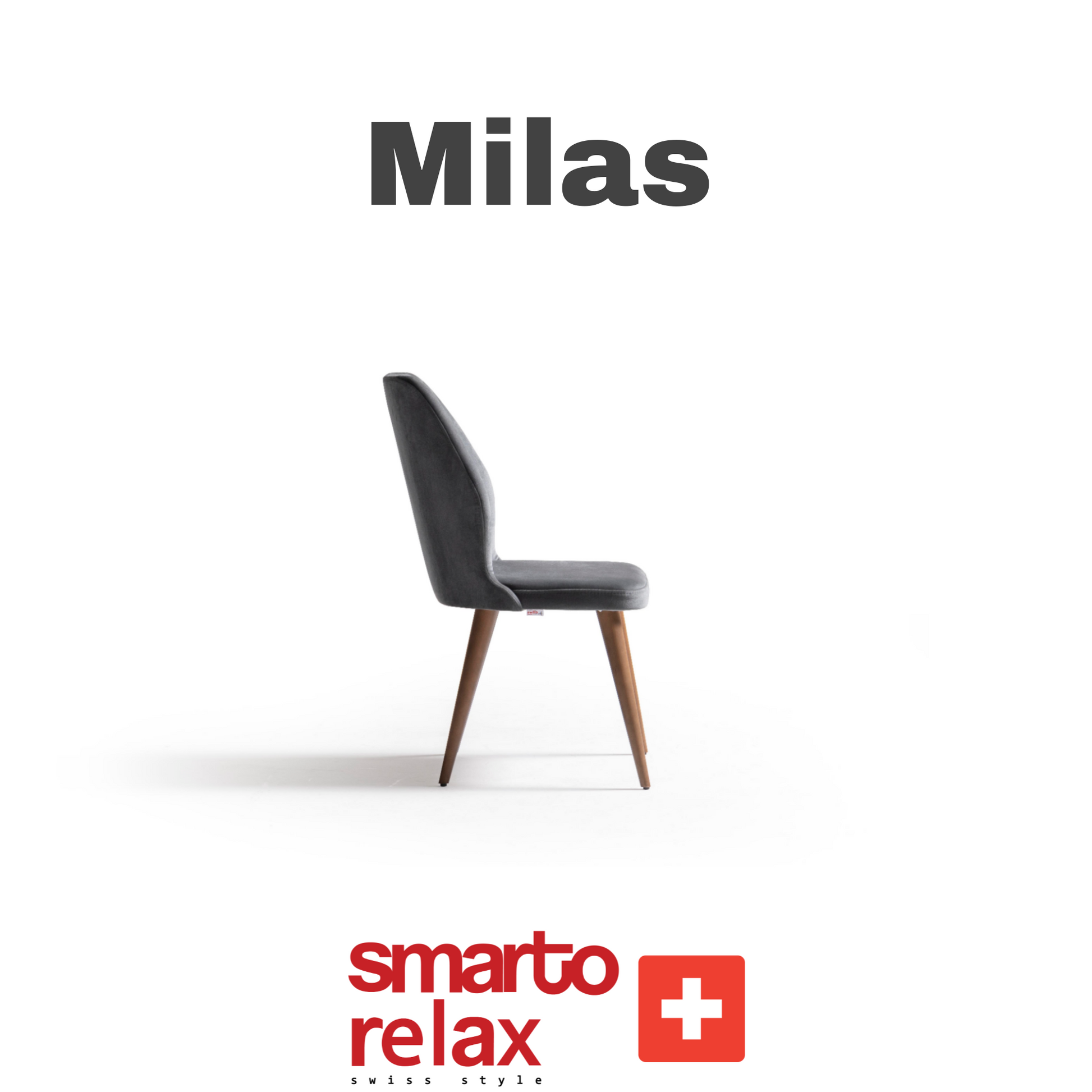 “Smarto Milas 2’li sandalye – modern tasarım ve soft suede kumaş ile %20 indirimli konforlu oturma”3