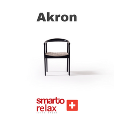 “Akron sandalye yan görünüm – ergonomik sırt desteği ve şık metal ayaklarla dengeli tasarım”2

