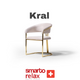 Smarto Relax Kral 2’li Sandalye Seti — Metal Ayaklı, Beyaz