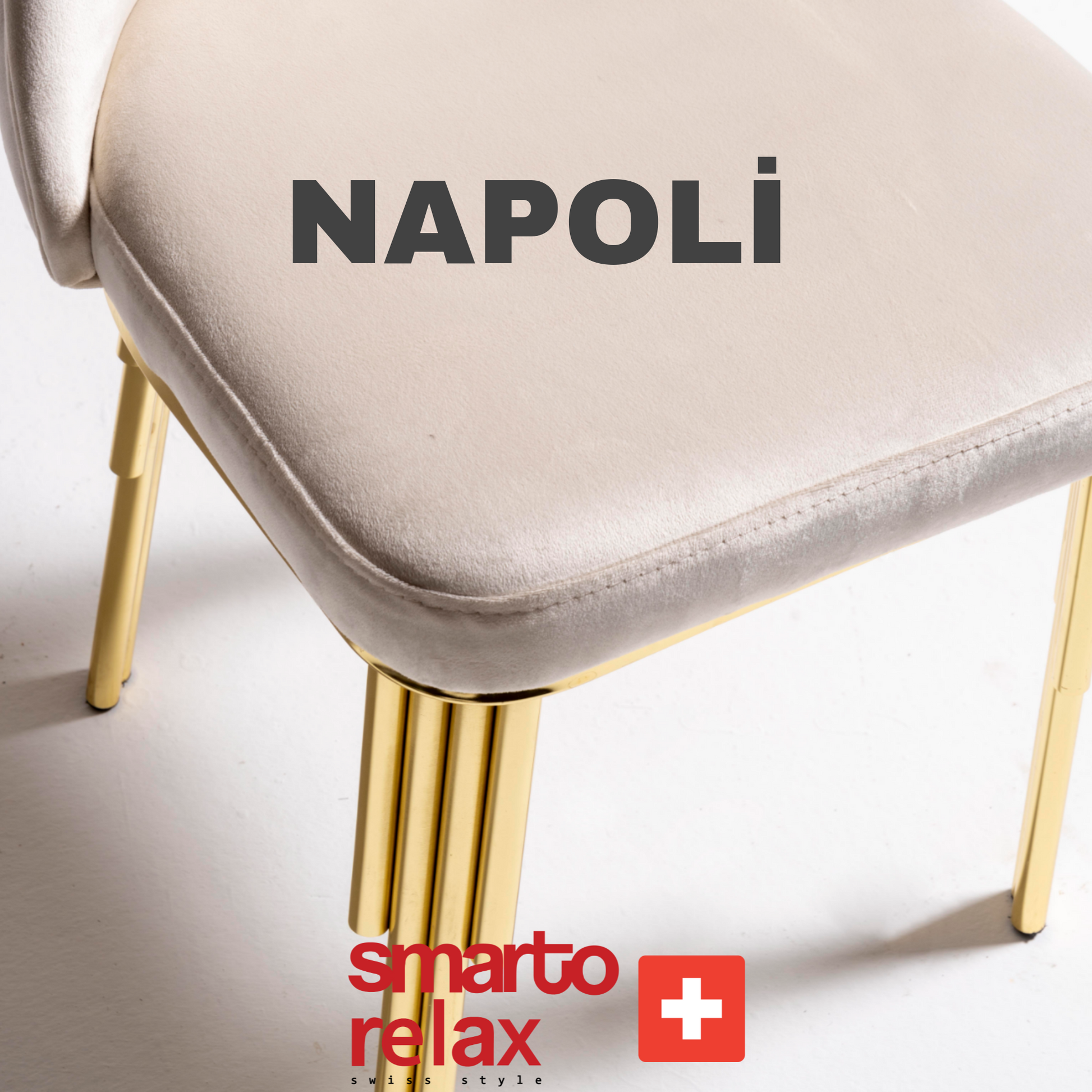 "Napoli sandalye yan görünüm – ergonomik sırt desteği ve metal/ahşap ayak seçeneği ile şık tasarım"6
