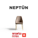 Smarto Relax Neptun 2’li Sandalye Seti — Metal Ayaklı, Krem Kumaş