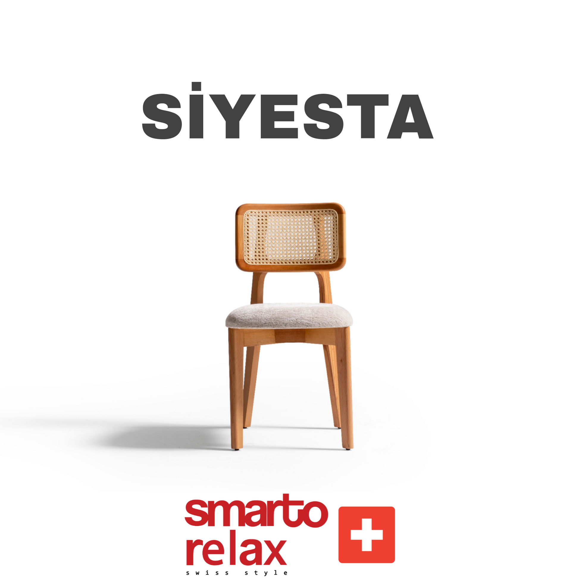 "Siyesta sandalye yan profili – güçlü metal ayaklar ve şık minimal tasarım"2
