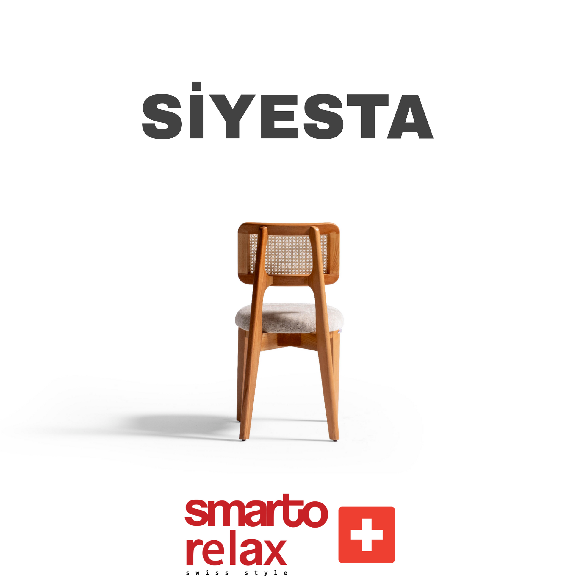 "Siyesta sandalye yan profili – güçlü metal ayaklar ve şık minimal tasarım"4
