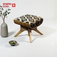 Smarto Relax TV Koltuğu Genova Bella Manuel Sırt Dayama Ergonomik Döner Mekanizma Şönil Siyah Altın