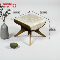 Smarto Relax TV Koltuğu Genova Notte Ergonomik Döner Mekanizma Kadife/Şönil Krem