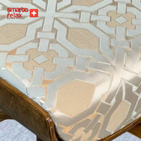 Smarto Relax TV Koltuğu Genova Notte Ergonomik Döner Mekanizma Kadife/Şönil Krem