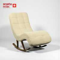 Smarto Relax Dinlenme Koltuğu Napoli 2 Sallanan Ergonomik tedy/Şönil Beyaz