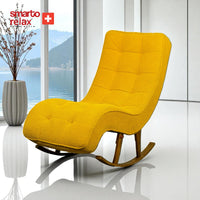 Smarto Relax Dinlenme Koltuğu Paris 2 Sallanan Ergonomik Sarı