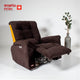 Smarto Relax TV Koltuğu Zürih Elektrikli Sırt Dayanağı Kontrol Panelli Ergonomik Kadife Polyester Kahverengi Dekoratif Baba Koltuğu