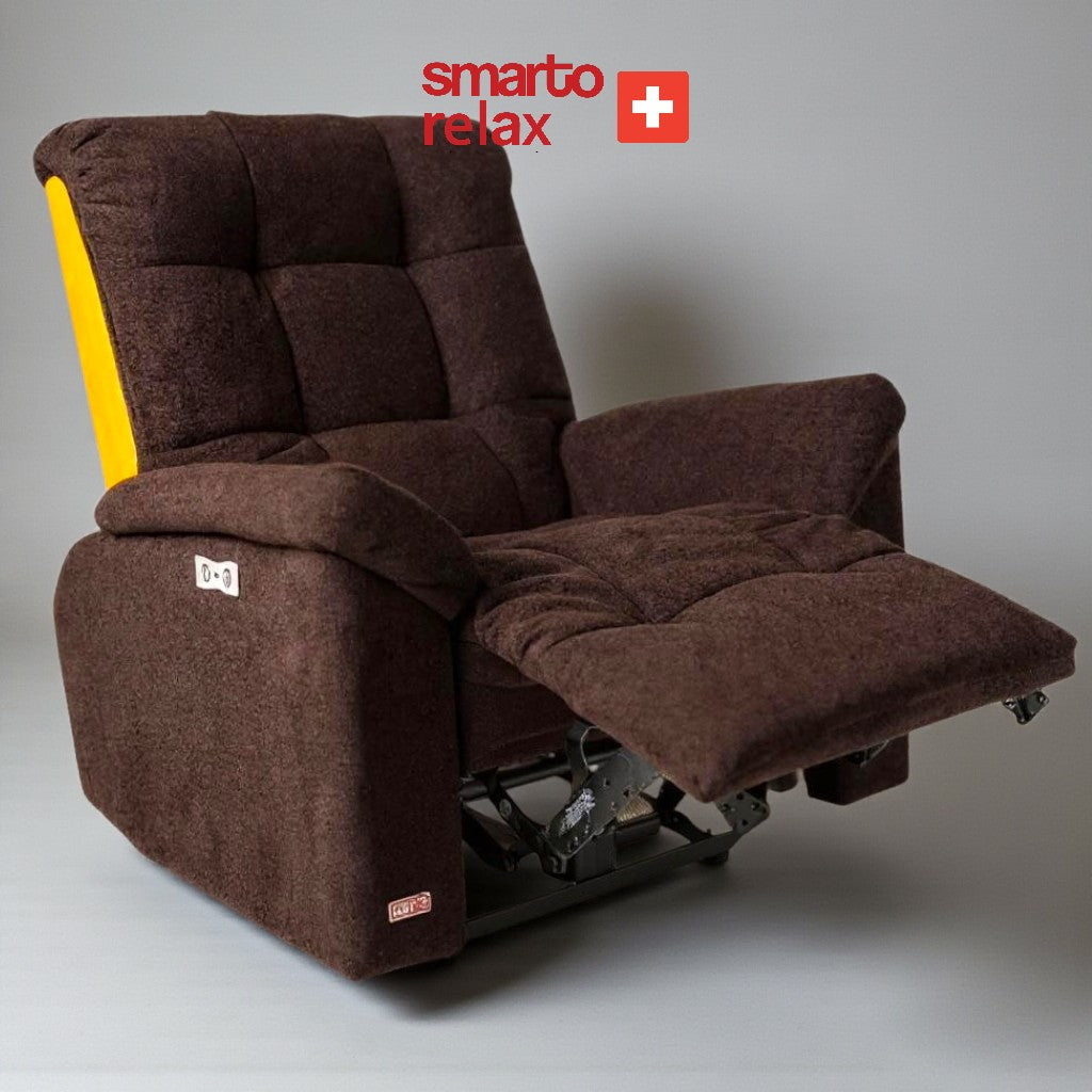 “Smarto Zürich tekli fonksiyonel TV koltuk – elektrikli sırt dayama ve %20 indirimli modern konfor”4