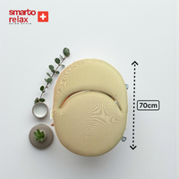 Smarto Relax Katlanabilir Minder— Taşınabilir, Dayanıklı, Dış Mekân Kullanım, Bej,