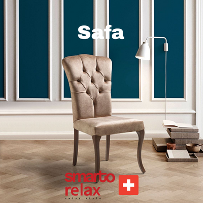 “SaFa sandalye yan görünüm – ergonomik yapı و çıkarılabilir/eklenebilir modüler bölümlerle kişiselleştirilebilir konfor”
