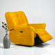 Smarto Relax TV Koltuğu Milan Elektrikli Ergonomik Kadife/Şönil Sarı Kontrol Panelli Dekoratif Baba Koltuğu