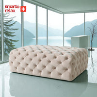 Smarto Relax Puf Soglio Ayaksız Kapitoneli Dekoratif 100x45x45 cm