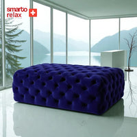 Smarto Relax Puf Soglio Ayaksız Kapitoneli Dekoratif 100x45x45 cm