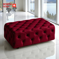 Smarto Relax Puf Guarda Ayaksız Kapitoneli Dekoratif 80x45x45 cm