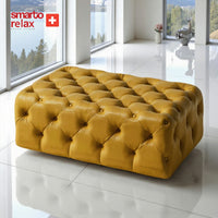 Smarto Relax Puf Guarda Ayaksız Kapitoneli Dekoratif 80x45x45 cm
