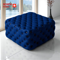 Smarto Relax Puf Poschiavo Ayaksız Kapitoneli Dekoratif 100x100x45 cm