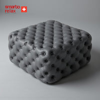 Smarto Relax Puf Poschiavo Ayaksız Kapitoneli Dekoratif 100x100x45 cm