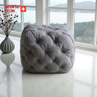 Smarto Relax Puf Zinal Ayaksız Kapitoneli Kare 45x45 cm