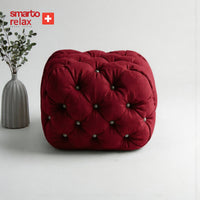 Smarto Relax Puf Zinal Ayaksız Kapitoneli Kare 45x45 cm